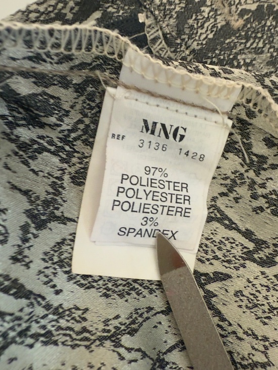 Mango Night Vibrant Snake Print Straight Women’s pants Size 4. - Picture 9 of 9